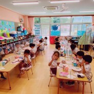 お給食が始まりました。