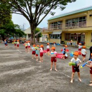 水鉄砲あそび（年長）