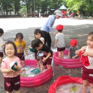 水遊び